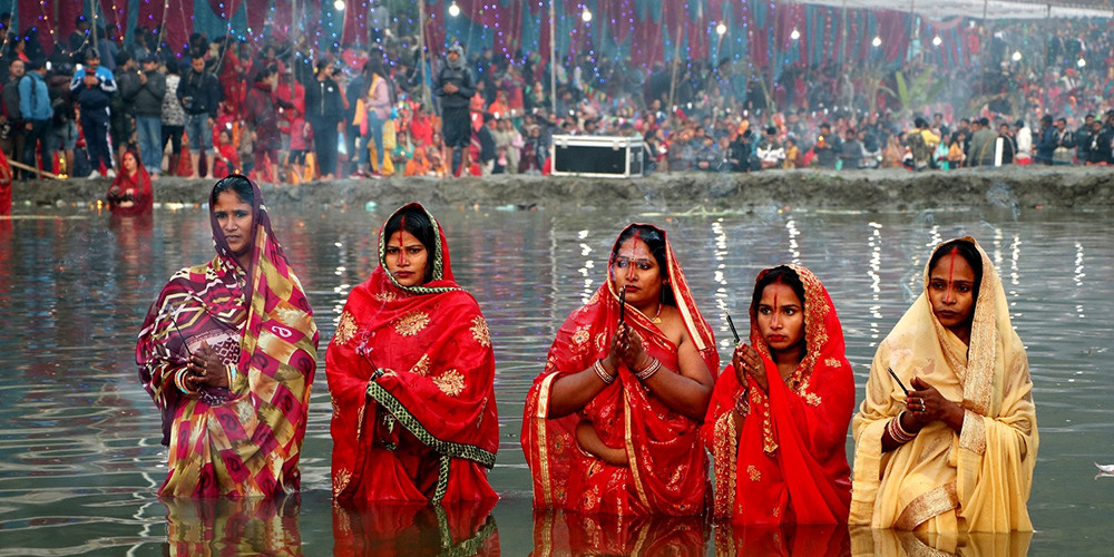 मिथिला क्षेत्रमा वासन्ती छठ मनाइँदै