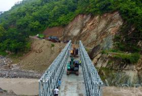 हेंवा खोलामा ‘मोडुलर बेलिब्रिज’ जडान