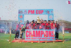 प्रधानमन्त्री कप क्रिकेटको उपाधि त्रिभुवन आर्मी क्लबलाई