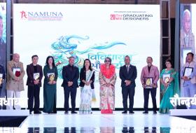 नमूना कलेजको २०औं ग्राजुएसन फेशन शोः प्रकृतिको फेशन कथामा रूपान्तरण