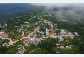 भोजपुर– दिङ्ला सडक कालोपत्र गरिँदै