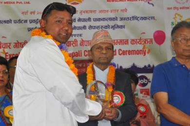 जुम्लाका चित्र बुढा कान्छो ‘सेफ अवार्ड’बाट सम्मानित
