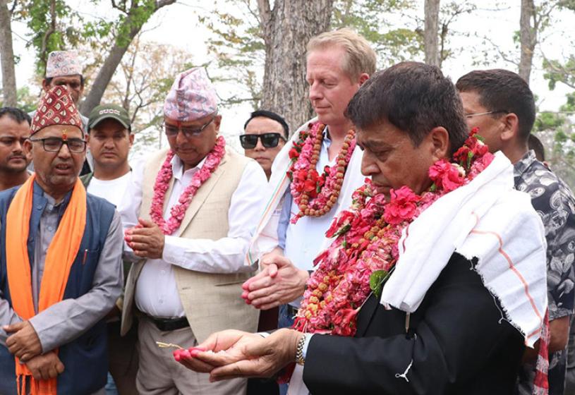 कैलालीको जालपादेवी केबलकार निर्माण कार्य सुरु