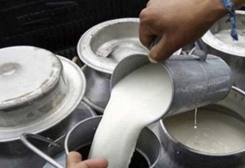 दुध उत्पादन घट्यो
