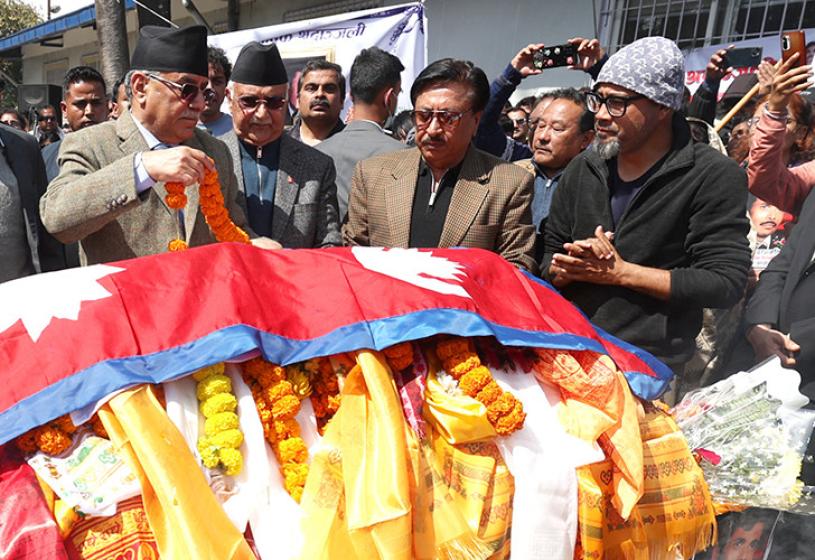 भजन शिरोमणि आचार्यको भावपूर्ण बिदाइ