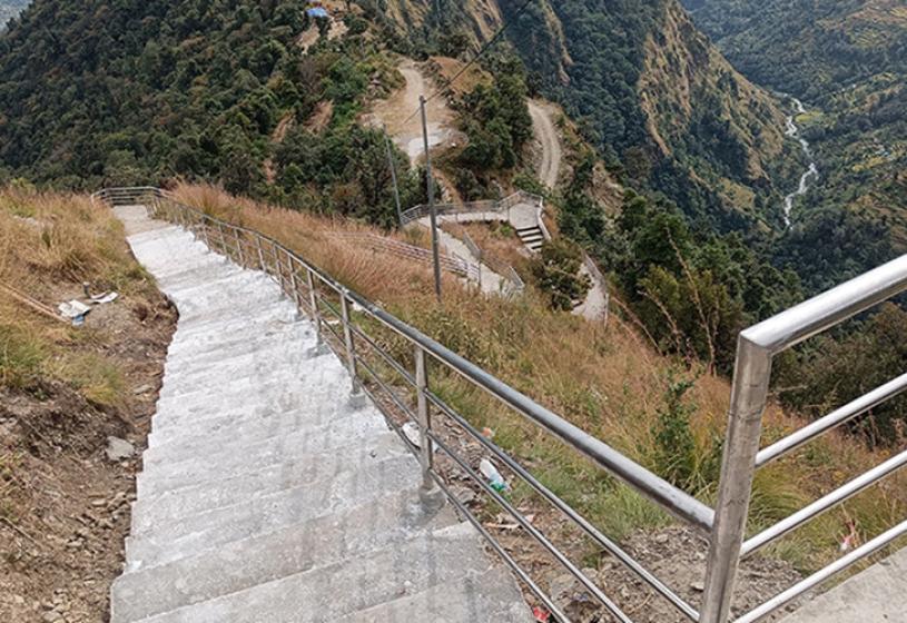 म्याग्दीका पर्यटकीयस्थल जोड्न ९ किलोमिटर पदमार्ग निर्माण 