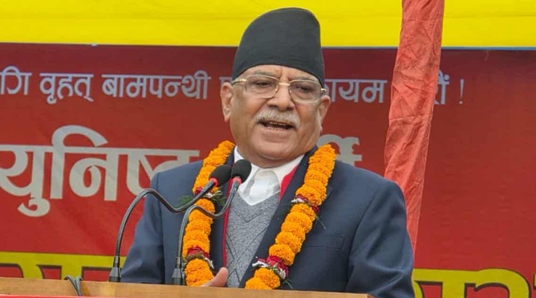 चुनावबाहेक अन्य विकल्पतिर सोचे देश दुर्घटनामा पर्नसक्छः प्रचण्ड