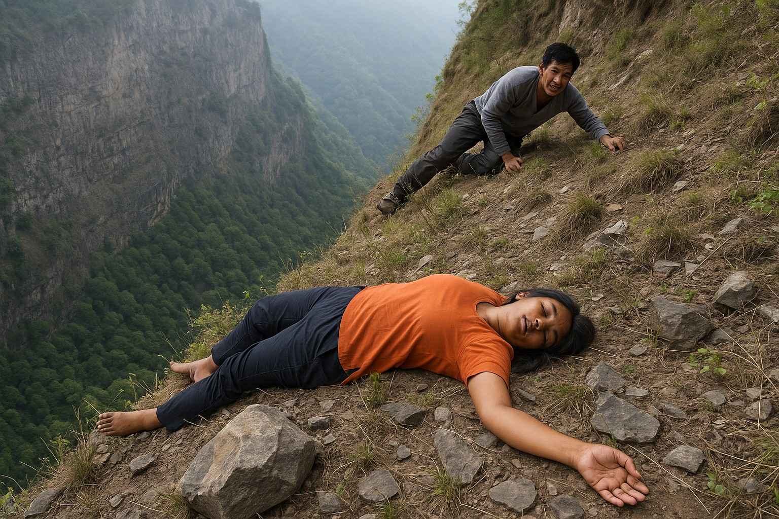 भिरबाट हाम फाल्दा श्रीमतीको मृत्यु, श्रीमान् घाइते