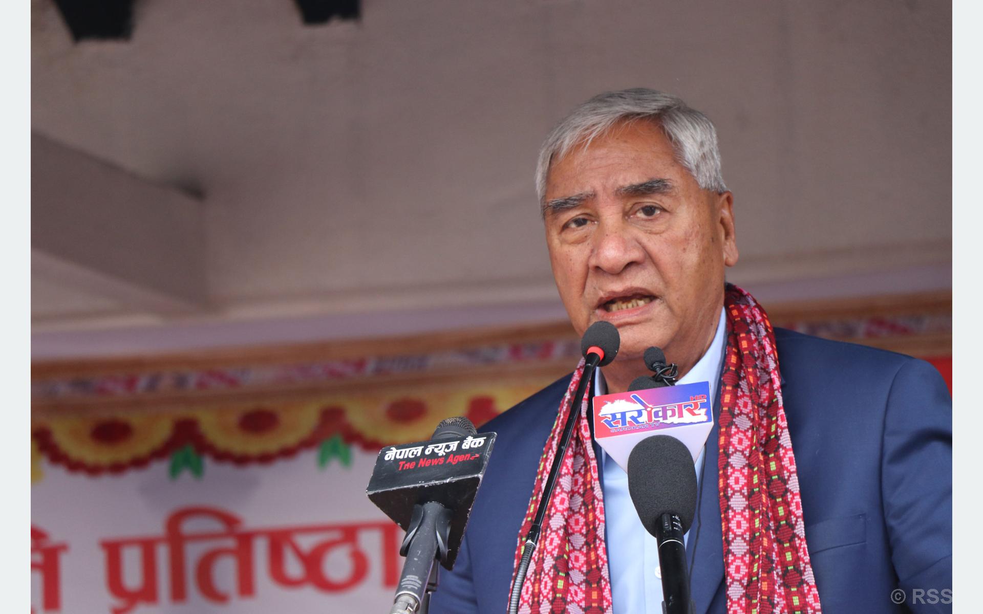 कांग्रेस दैलेखका पूर्वसभापति श्रेष्ठको निधनप्रति सभापति देउवाद्वारा दुःख व्यक्त