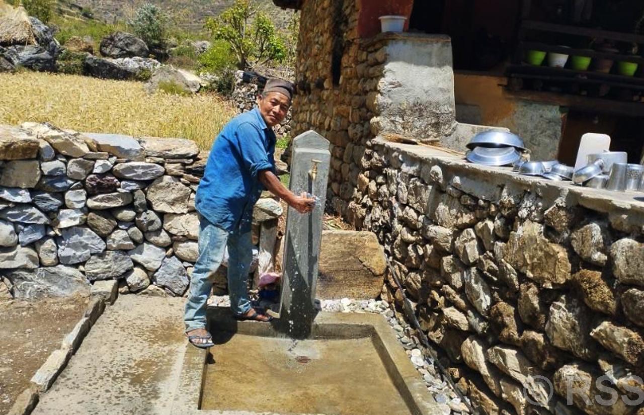 ‘एक घर, एक धारा’ बनेपछि स्थानीय हर्षित