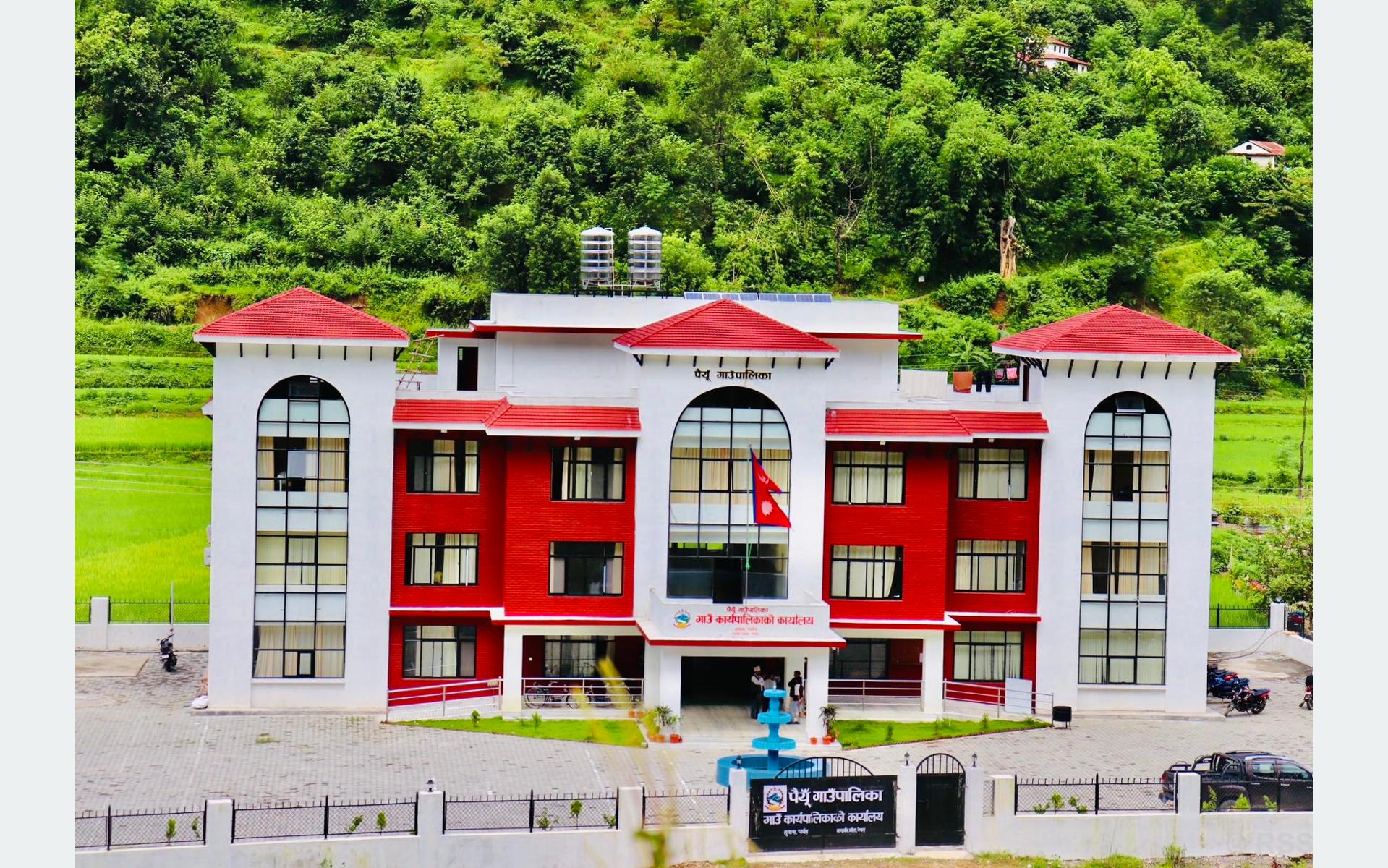 पर्वतका छ स्थानीय तहले निर्माण गरे आफ्नै भवन