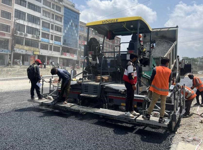 धुलिखेल–साँगा सडक खण्ड कालोपत्र सुरु