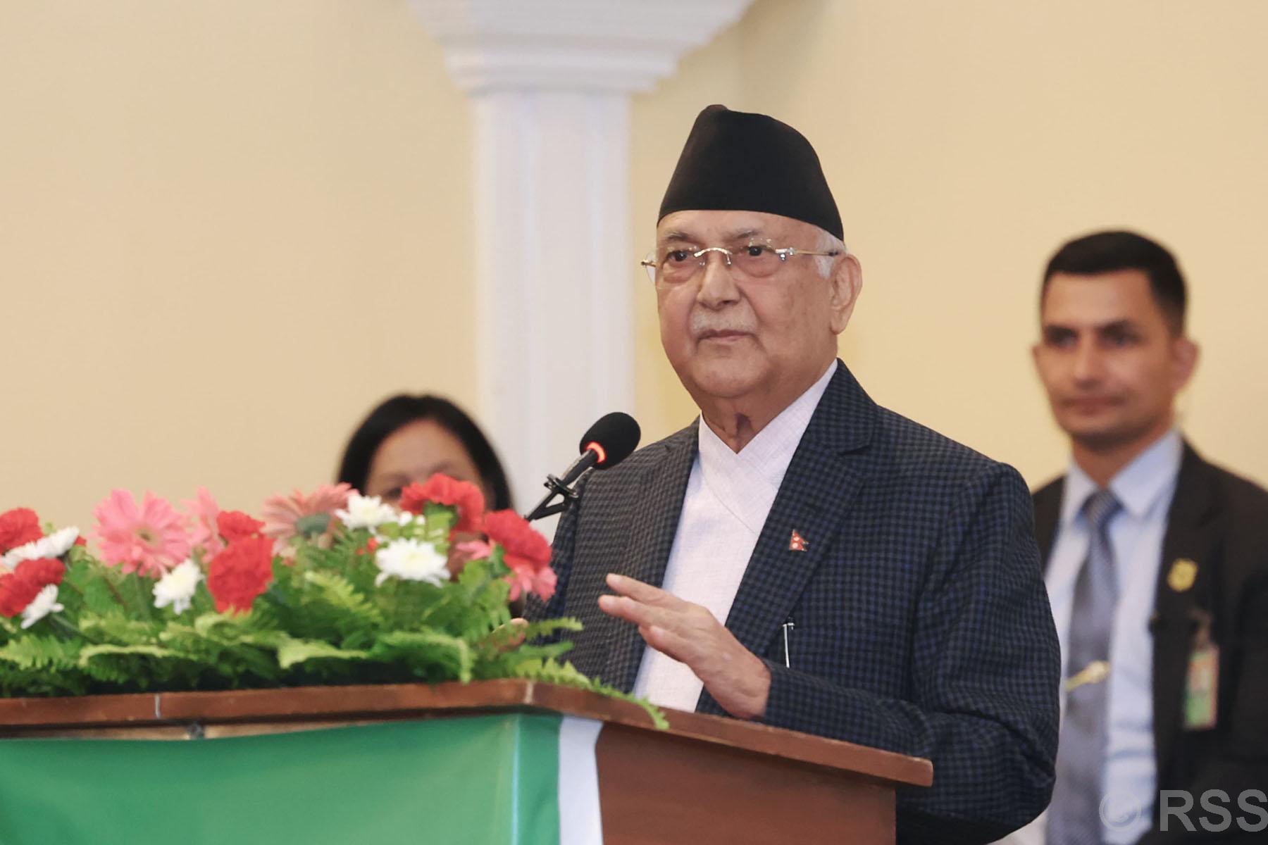 प्रधानमन्त्री ओलीद्वारा मधेस प्रदेश प्रहरी कार्यालय भवन उद्घाटन