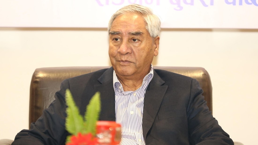 शेरबहादुर देउवाले बाेलाए पार्टी पदाधिकारी र पूर्वपदाधिकारीको बैठक