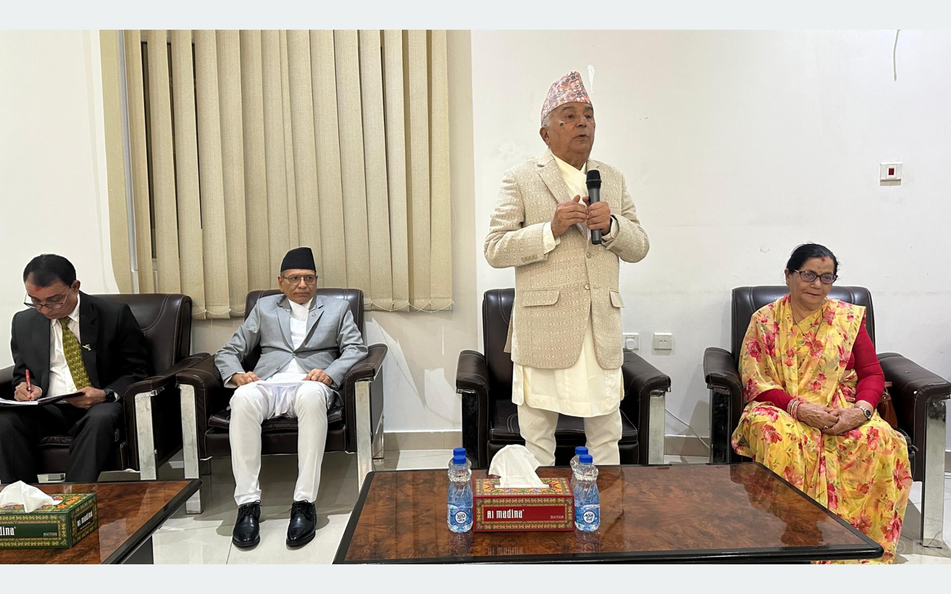 फागुन २१ को निर्वाचन युवा पुस्ताको आन्दोलनको उपलब्धि : राष्ट्रपति पौडेल