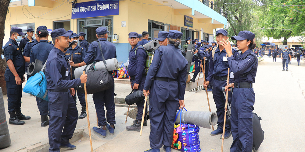 निर्वाचनका लागि कर्णालीमा नौ हजार सात सयभन्दा बढी ‘म्यादी’ प्रहरीको माग