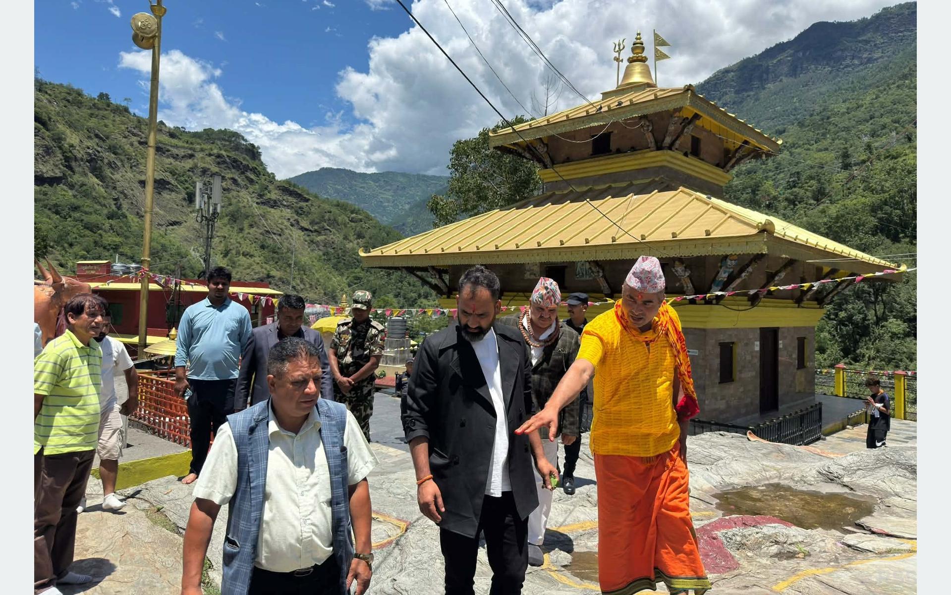 धार्मिक पर्यटन विकासका लागि ‘देवभूमि सर्किट’ : मन्त्री पौडेल