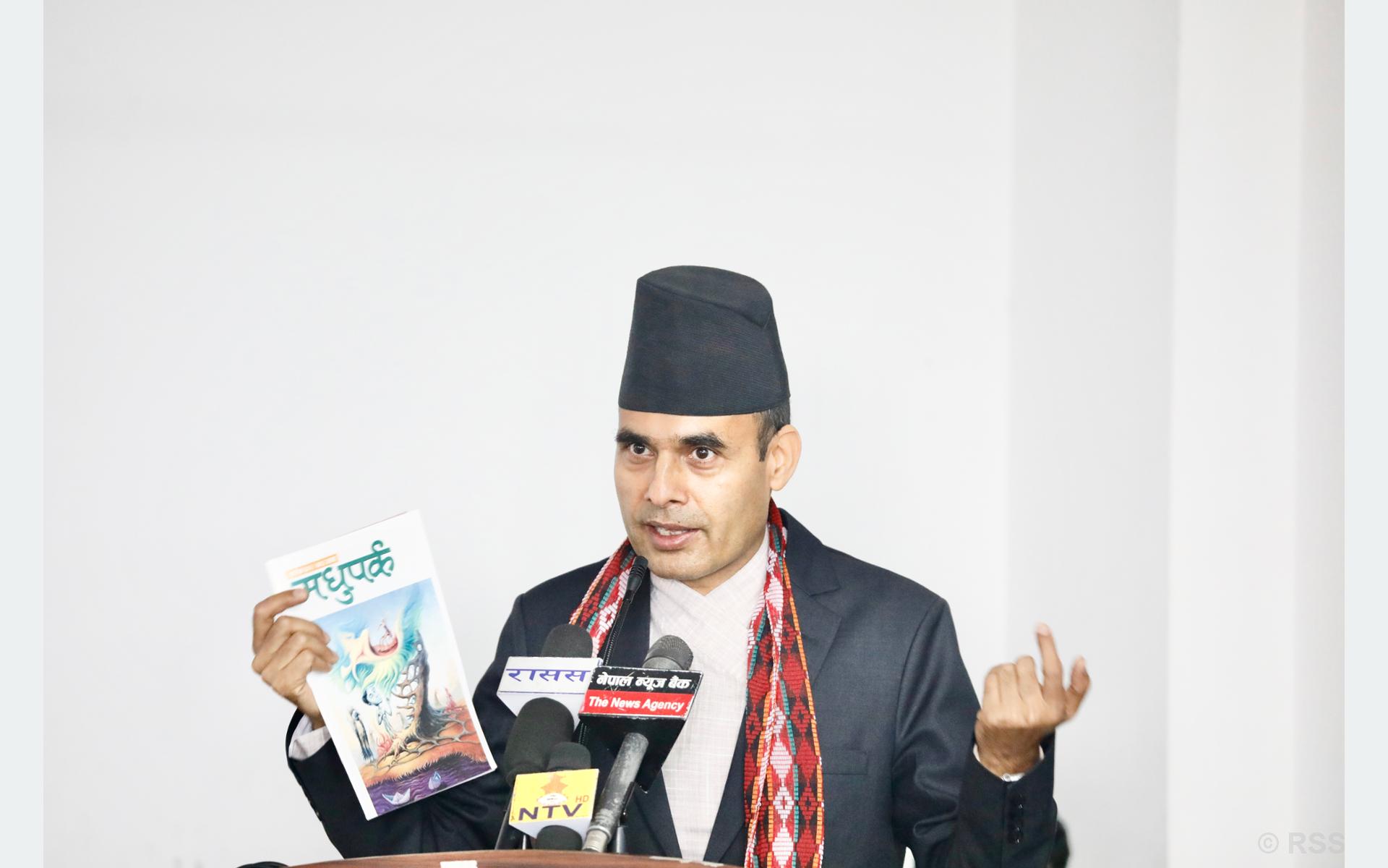 भाषा, साहित्य र संस्कृतिबिना समृद्धि अपूरोः सञ्चारमन्त्री डा तिमिल्सिना