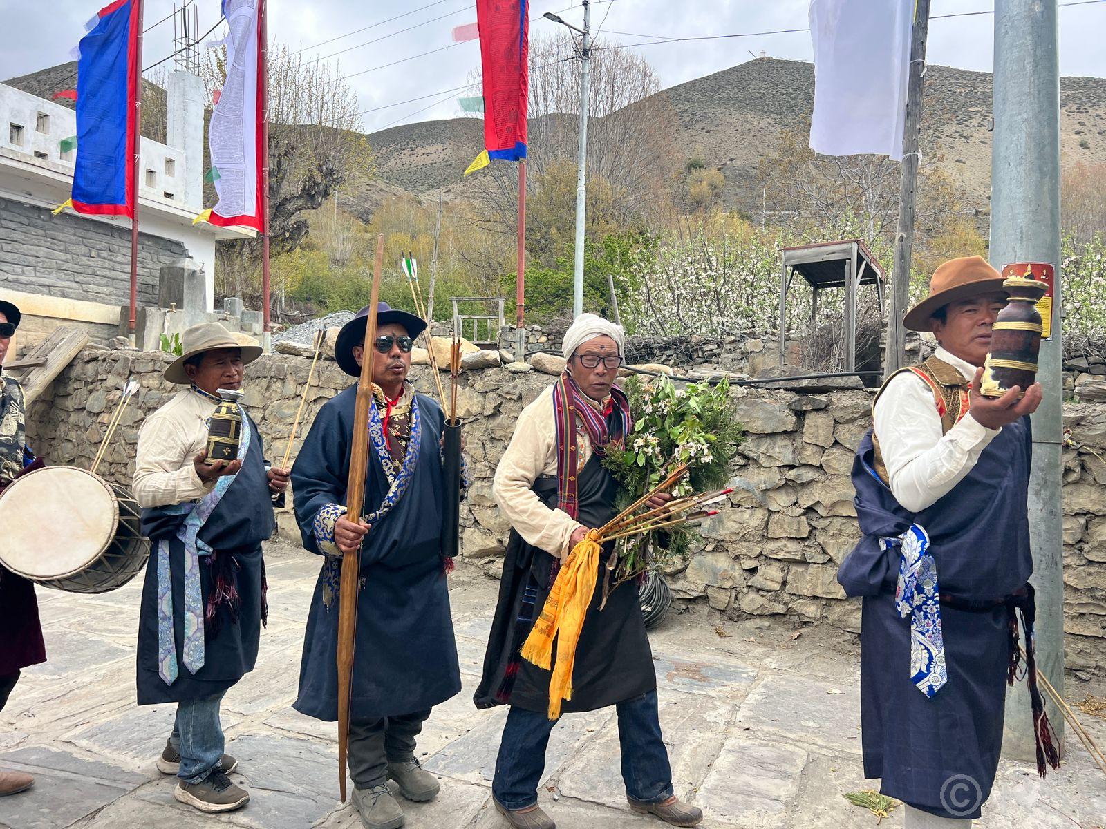 खिङ्गामा ‘धछ्याङ’ पर्वको रौनक