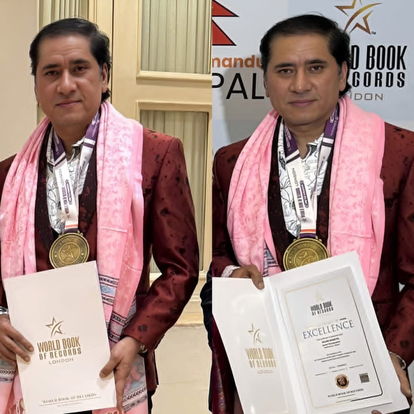 कोरियोग्राफर रोजिन शाक्य “सर्टिफिकेट अफ एक्सिलेन्स” बाट सम्मानित