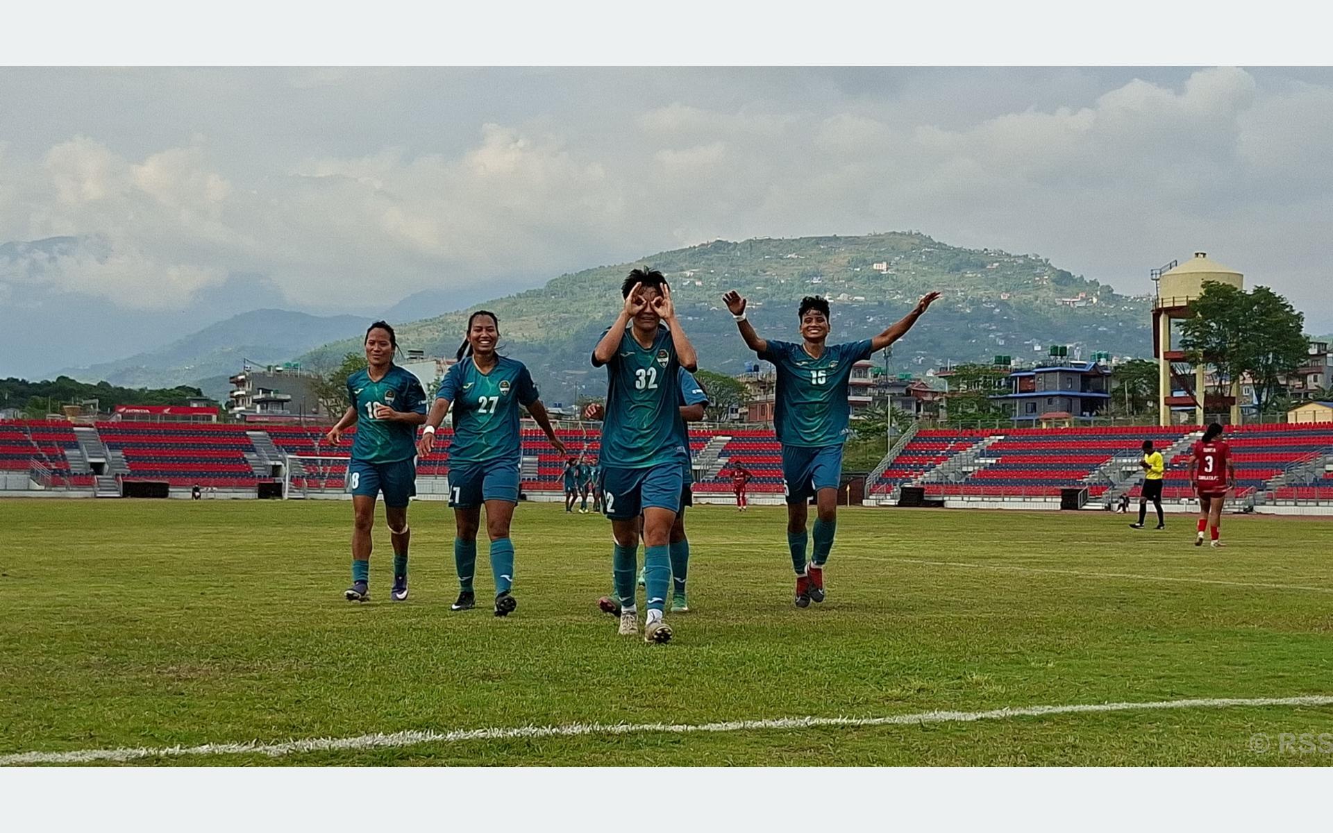सङ्कटालाई पराजित गर्दै आर्मी महिला गोल्डकपको फाइनलमा