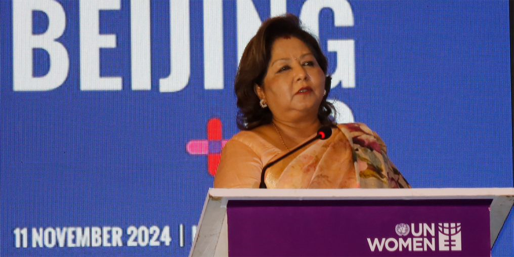 महिला सशक्तिकरणका क्षेत्रमा धेरै उपलब्धि भएपनि चुनौती अझै छन्ः परराष्ट्रमन्त्री राणा 
