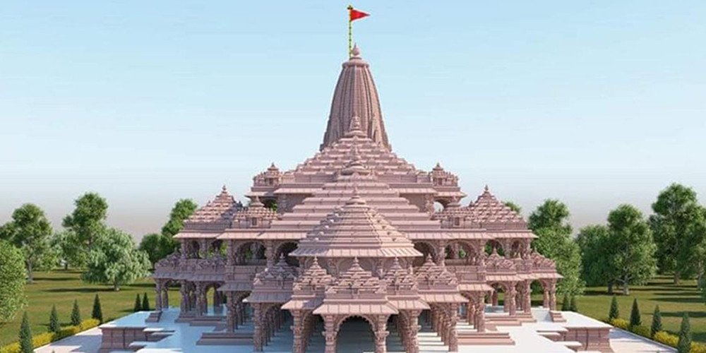 अयोध्यामा नव निर्मित राममन्दिर ५ मण्डपसहित १६१ फिट अग्लो हुने