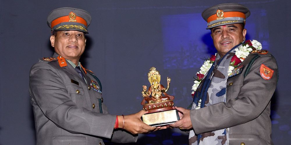 सशस्त्र प्रहरी महानिरीक्षक खनालको बिदाइ