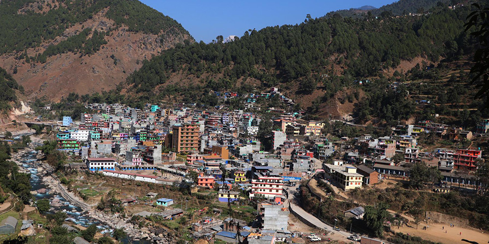 बुर्तिबाङ बजारको फोहर व्यवस्थापनमा समस्या