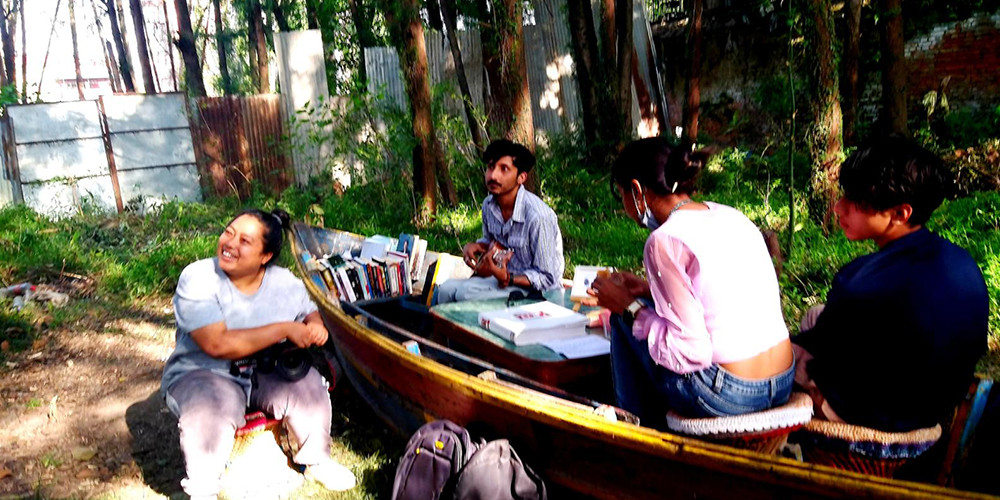  रविन्द्रको कलात्मक ‘डुङ्गा चियाघर’