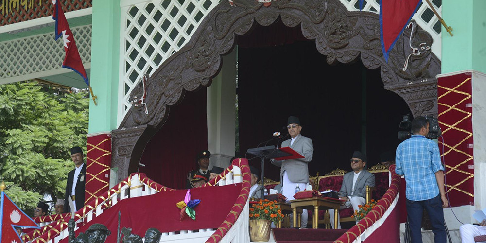 देश र जनताको आकाङ्क्षा परिपूर्ति गर्ने दिशामा सरकार निरन्तर प्रयासरत छ : कार्यवाहक प्रधानमन्त्री खड्का
