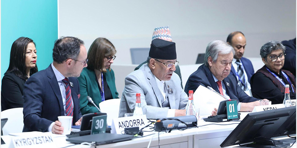 पेरिस सम्झौता कार्यान्वयन गर्न ढिला गर्नु हुँदैन : प्रधानमन्त्री प्रचण्ड 
