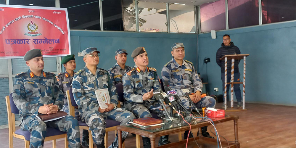दशगजाको १७ किमी क्षेत्र खाली गरिएको छ : सशस्त्र प्रहरी बल