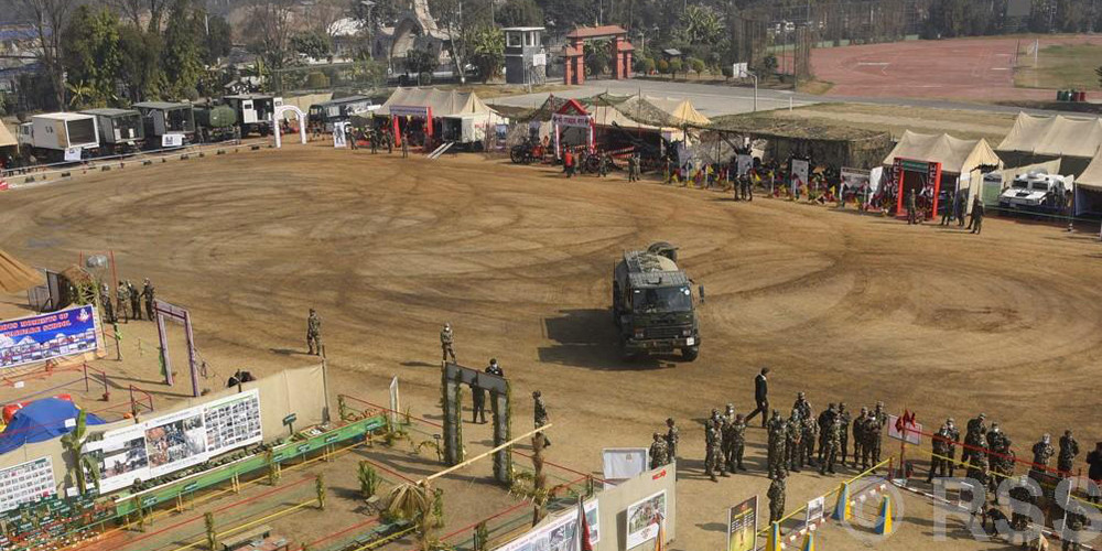 जङ्गी अड्डामा सेनाको फोटो तथा युनिट विशेष प्रदर्शनी