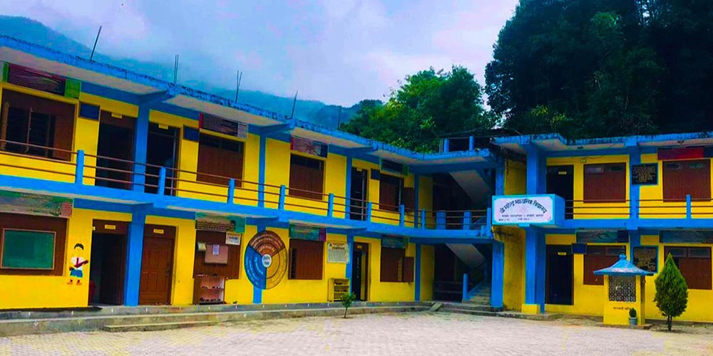 रित्तिँदै गाउँका विद्यालय, समायोजन गर्दै नगरपालिका