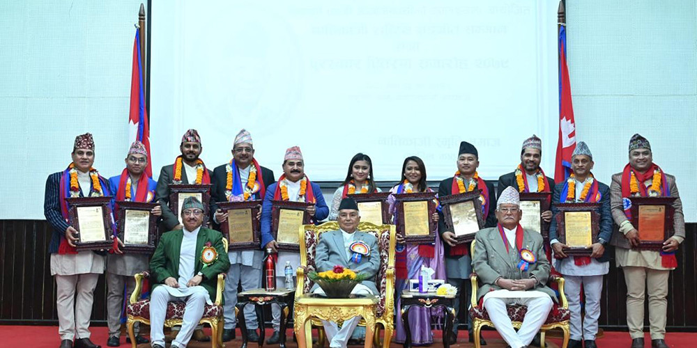 कलाकारका सृजनाले राष्ट्रको पहिचान दिन्छः राष्ट्रपति पौडेल