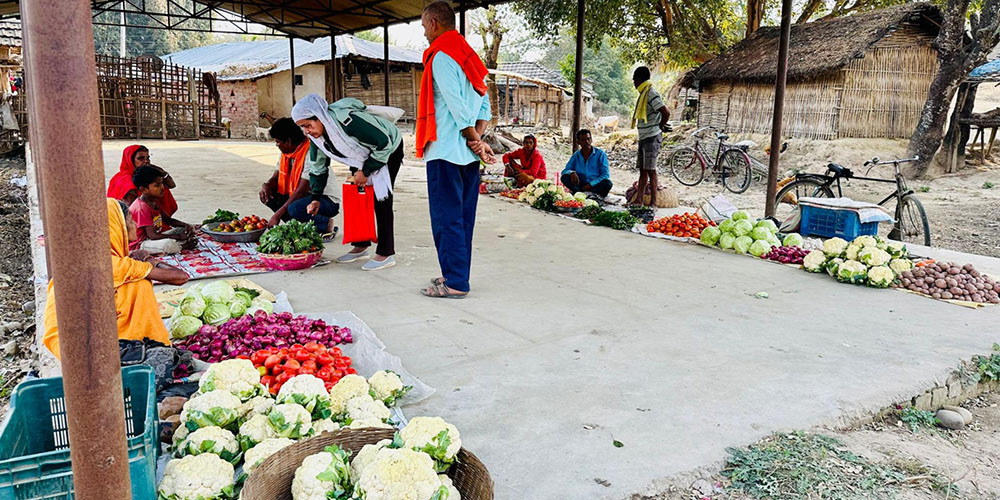 बन्द भएको ३० वर्षपछि तरेगणा हाटबजार सञ्चालन हुँदा किसान खुसी