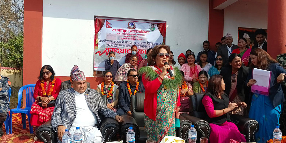 चिसापानी–गड्डाचौकी सडकखण्ड छ लेनको बन्छ : परराष्ट्रमन्त्री राणा 