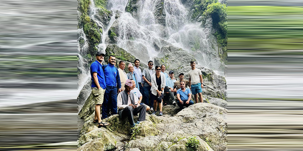 पर्यटन पूर्वाधारले आकर्षक बन्दै ‘तीनधारे झरना’ 