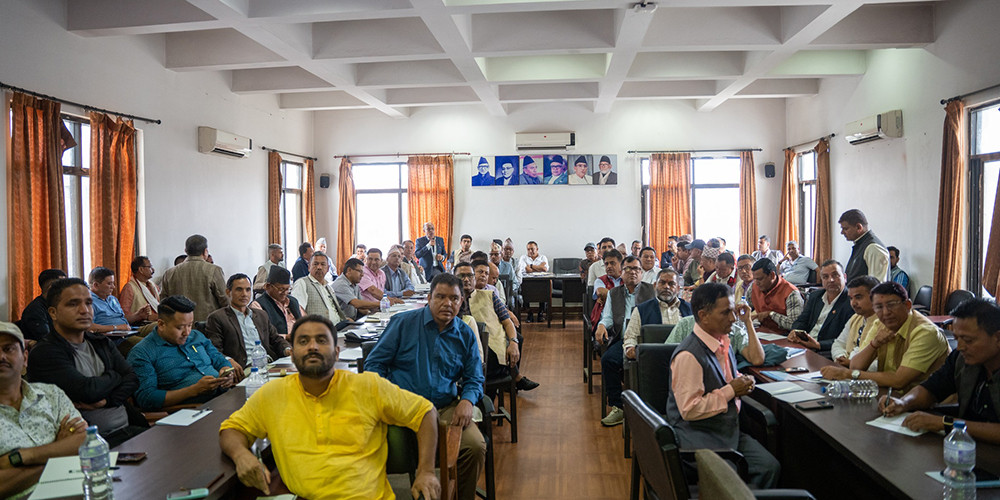कांग्रेस जिल्ला सभापतिहरूको बैठकमा साङ्गठनिक विषयमा छलफल
