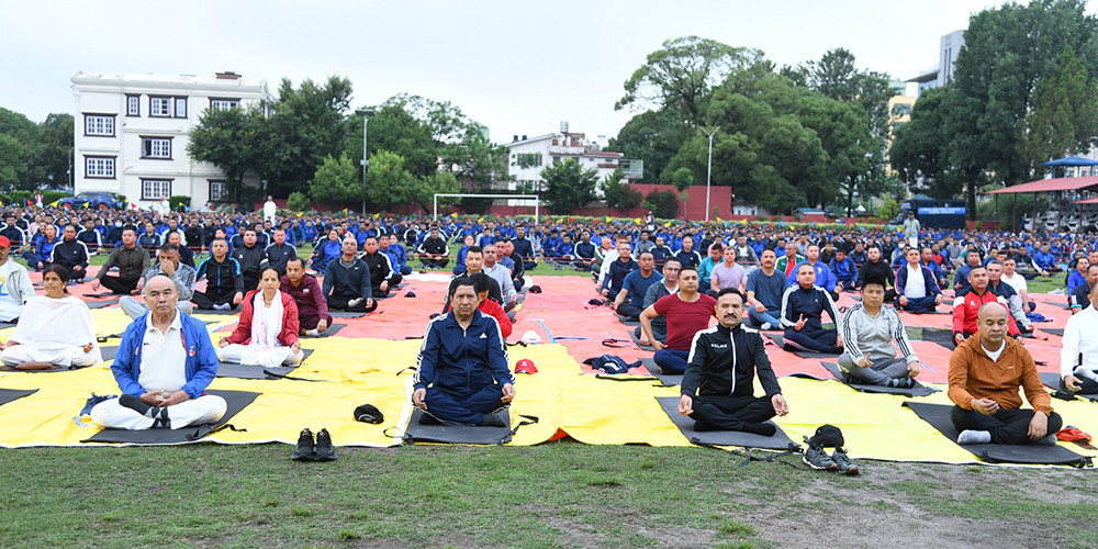 योगले स्वस्थ जीवनयापनमा सहयोग पुर्‍याउँछ : उपप्रधानमन्त्री श्रेष्ठ