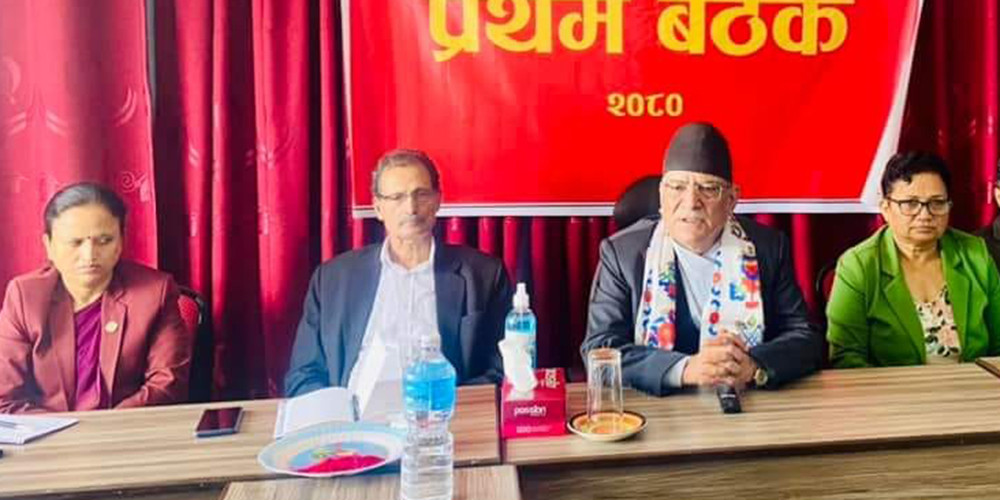 पार्टी कमिटी चुस्त बनाउन माओवादी नेताको ध्यानाकर्षण