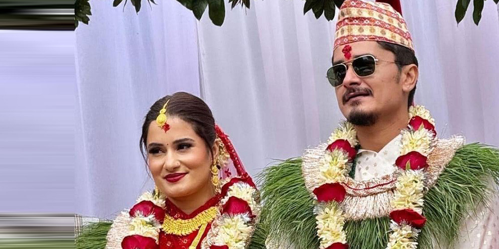 प्रेमिका श्रेणीसंग बैवाहिक जीवनमा बाँधिए गौरव पहारी 