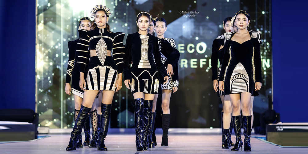 हायात रिजेन्सीमा नमुना कलेज अफ फेसन टेक्नोलजीको फेसन शो 