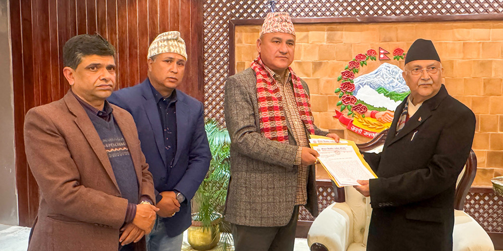 बक्यौता रकम भुक्तानीका लागि निर्माण उद्योग परिषद्को प्रधानमन्त्रीलाई आग्रह