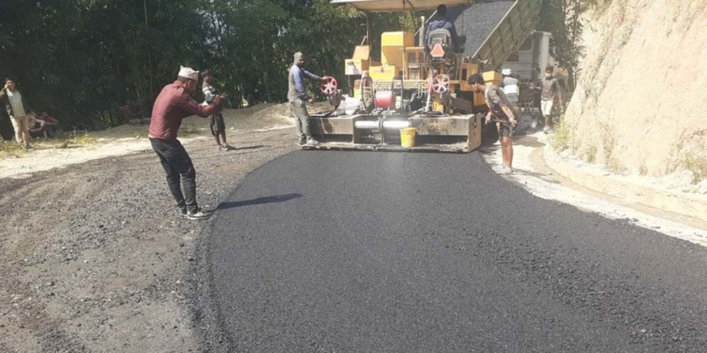 जाजरकोटमा सडक निर्माण धमाधम