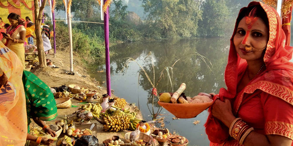 उदाउँदो सूर्यलाई अर्घ्य दिँदै छठ पर्व सम्पन्न