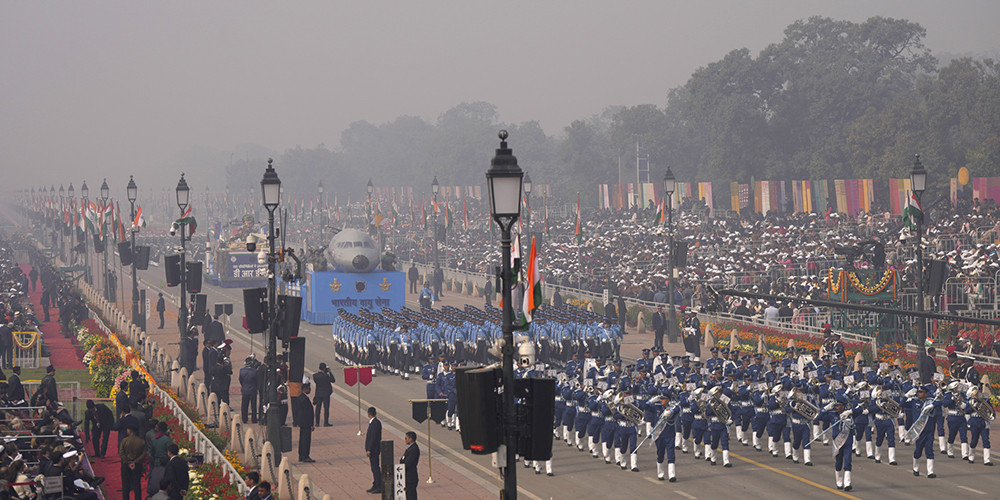 सैन्य शक्ति र विविध संस्कृतिको शानदार प्रदर्शनसहित भारतीय गणतन्त्र दिवस मनाइयो