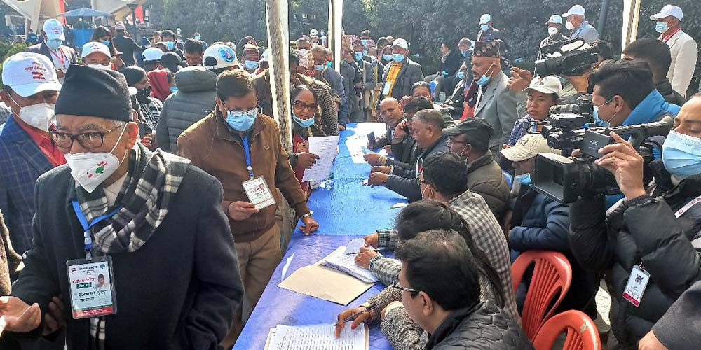 कांग्रेस सभापतिको मतदानमा चार हजार ४०० मत खस्यो
