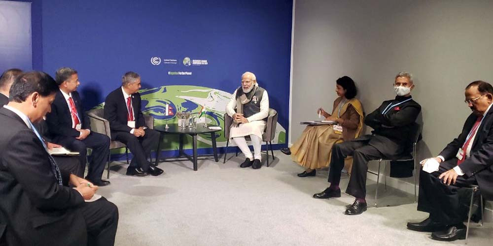 प्रधानमन्त्री देउवा र भारतीय समकक्षी मोदीबीच भेटवार्ता